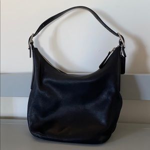 Coach Soft Leather Hobo, Black